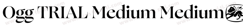 Ogg TRIAL Medium Medium字体转换